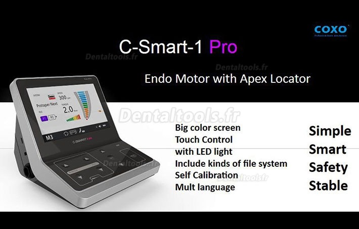 YUSENDENT C-SMART-I Pro Moteur d’Endodontie & Localisateur d'apex avec LED